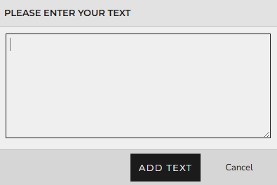 Please enter your text window