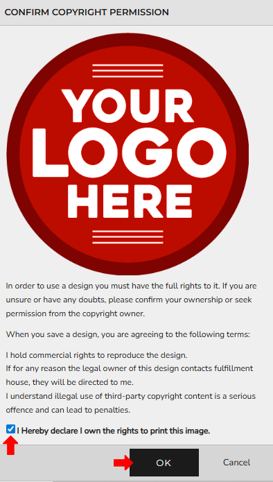Copyright confirmation