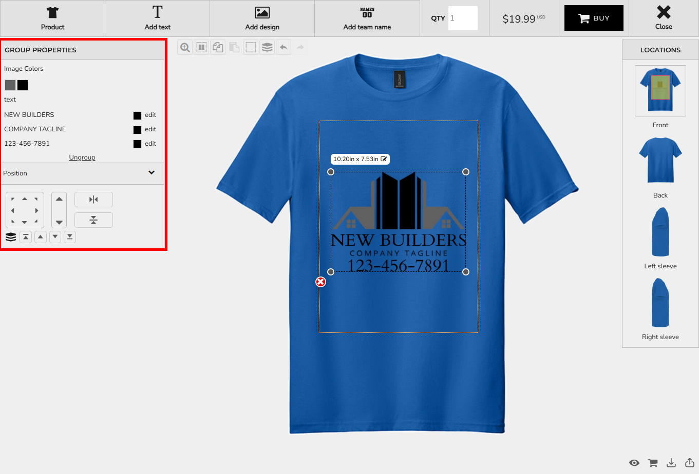 Template customization