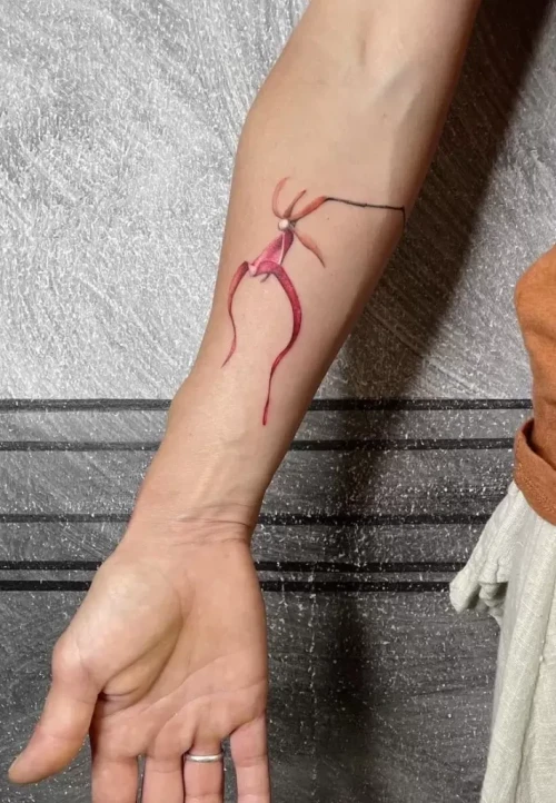 Ghost Orchid Tattoo